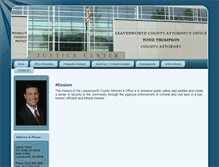 Tablet Screenshot of leavenworthcountyattorney.org